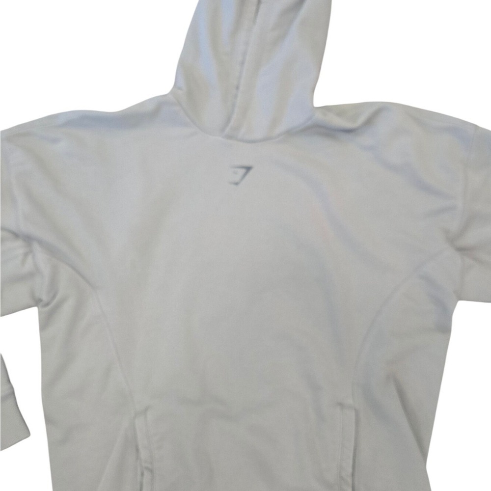 Gymshark Lifting Club Hoodie Mens Large Gray Graphic Pullover Sweatshirt L